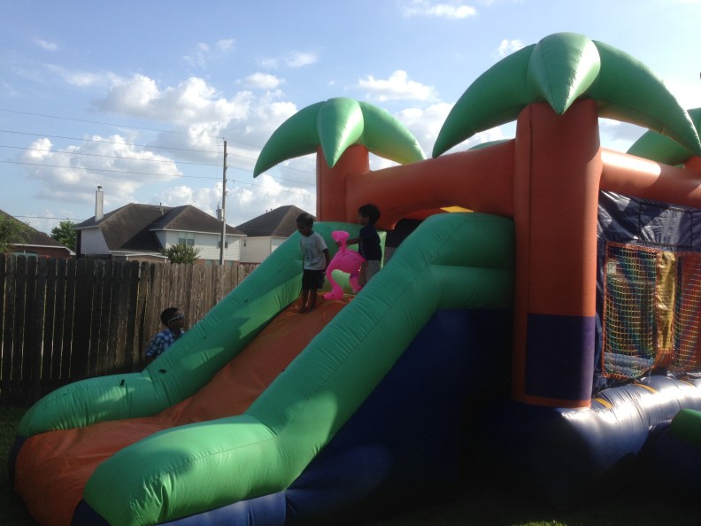 boys bounce house
