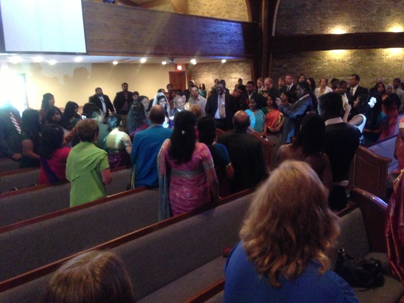 here comes the bride