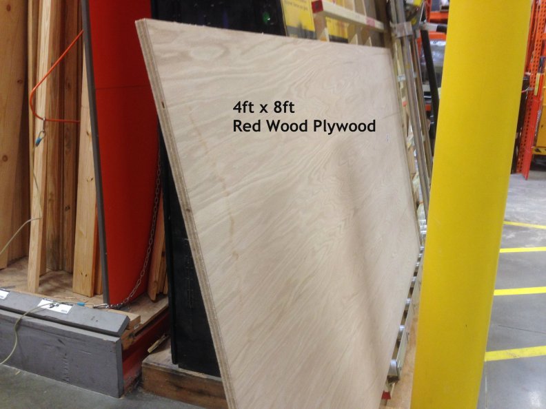 red wood ply